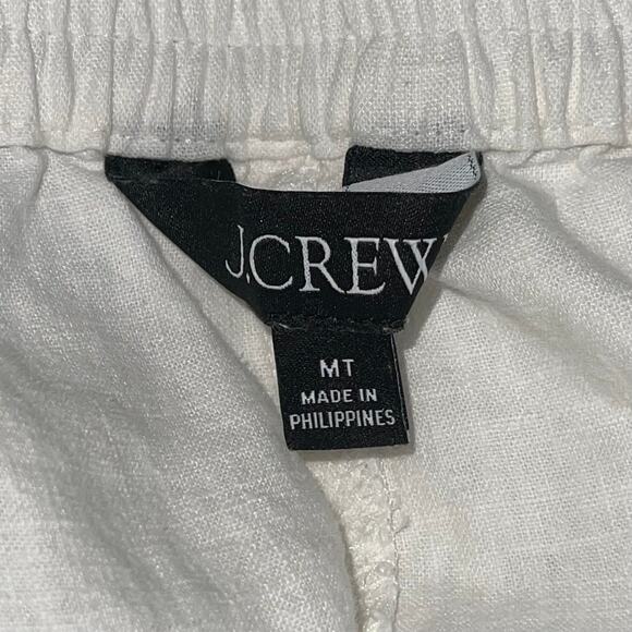 J. Crew Linen Blend Pants Seaside Drawstring Waist - Picture 5 of 8